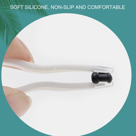 Nose Pads D-shaped Soft Silicone Anti-slip Lightweight Hypoallergenic Adhesive Glasses Nose Pads