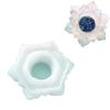 Flower Resin Mold Candle Holder Mold Silicone Mold for DIY Jewelry Box Candy Box Home Table Decor