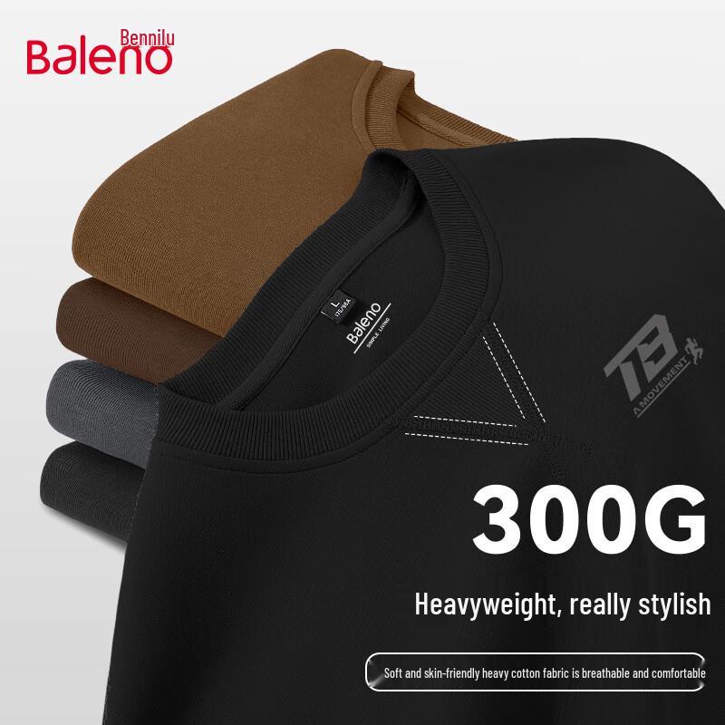 Baleno Men's 300g Heavyweight Casual Graphic Sweatshirt