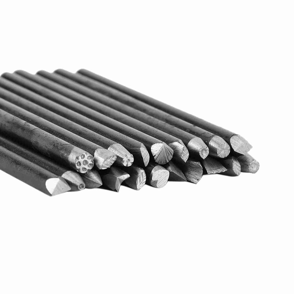 Комплект оборудования для наковальни и зубила для обработки ювелирных изделий, изготовления инструментов для резьбы (20шт)