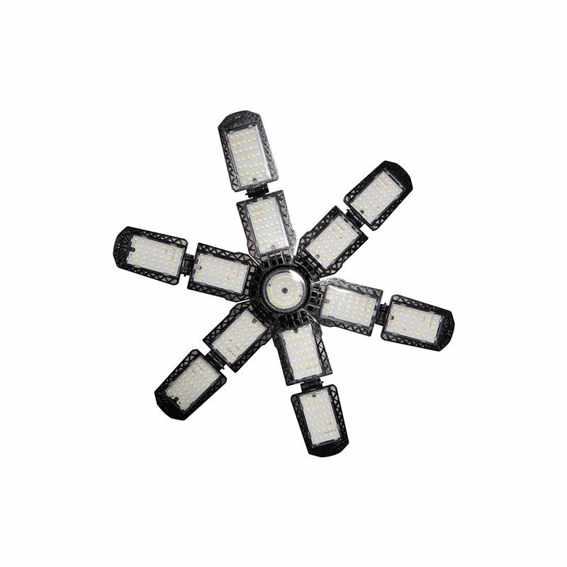 2023 King Kong Деформируемый Светодиодный Гаражный Свет, 5+1 Складная Высокомощная Лампа для Склада