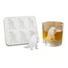 2Pcs Bigfoot-shaped Ice Tray BPA-Free Silicone 6 Cavity Sasquatch Shape Ice Cube Maker for Halloween Party Drinks Chocolate Soap Kitchen Gadget