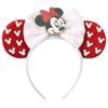 Pearls 3.3"Mouse Ears Headband 5‘’ Velvet Bow Hairband For Girls Festival Party Cosplay DIY Hair Accessories Women Gifts