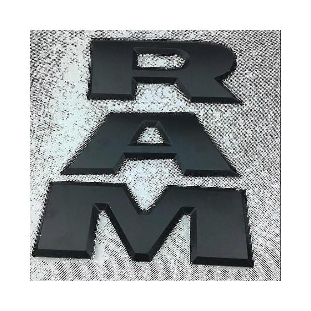 Suitable For Dodge Ram Trunk Car Logo Pickup Stickers Ram 1500 2500 3500 Rear Trunk Large Size Car Sticker