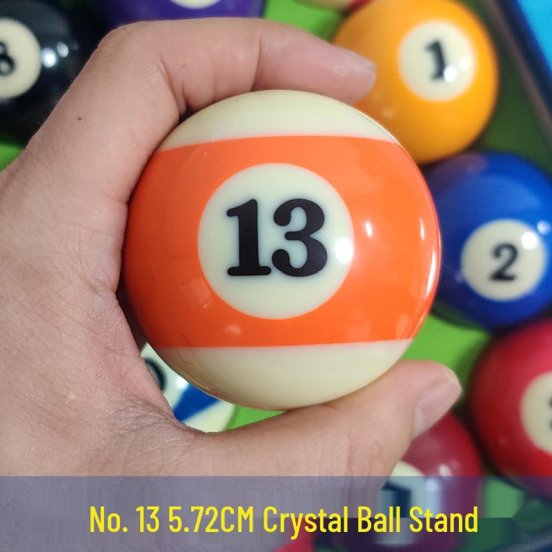 Standard American Billiard 16-Ball Set: Black 8 & 9-Ball with Large Numbers