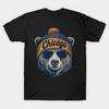 Мужская черная футболка с принтом Chicago Bears Печать на трансферной бумаге без вырезания Хлопковая футболка