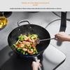 Joyoung 32cm Cast Iron Non-stick Wok with Standable Glass Lid