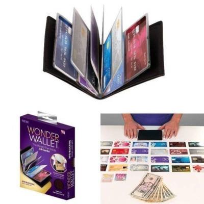 Большой кошелек Wonder, вместимость, отделение для карт, картхолдер, материал ПУ, однотонный