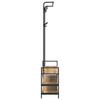 Artisan Oak Coat Stand 95 x 34 x 184 cm Wood Based Material