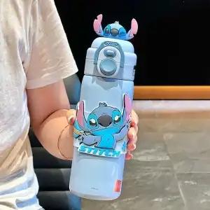 500Ml Zootopia Stainless Steel Thermos Dual Drinking Straw Cup 3D Nick Wilde Judy Hopps For Kids Anime Fans Fun Gifts