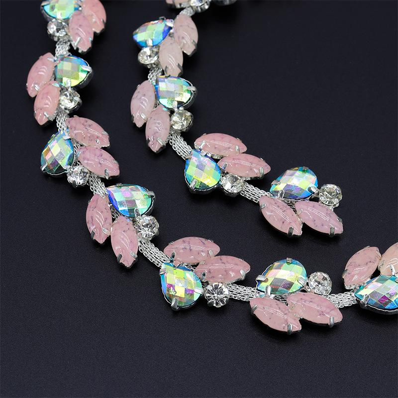 Цепочка с кристаллами Маркиза на когтях для DIY вечернего платья и модных аксессуаров высокого класса