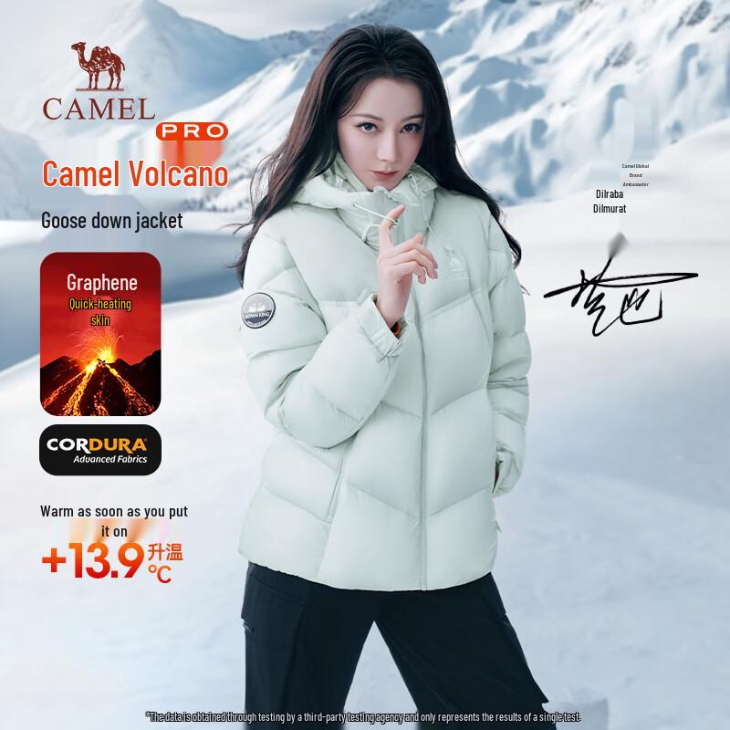 Camel Женская пуховая куртка Volcano Pro