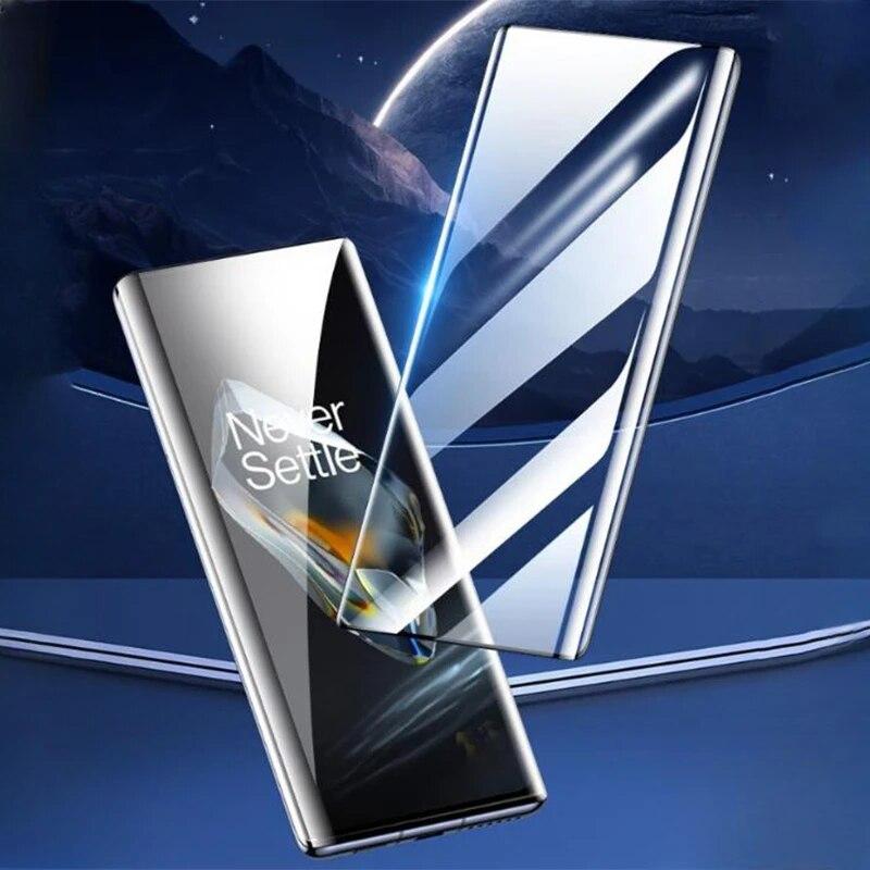 Для OnePlus 12 3D изогнутая защитная пленка из закаленного стекла для One Plus12 1 + 12 ONEPLUS12 Антисиняя защитная пленка с полным покрытием