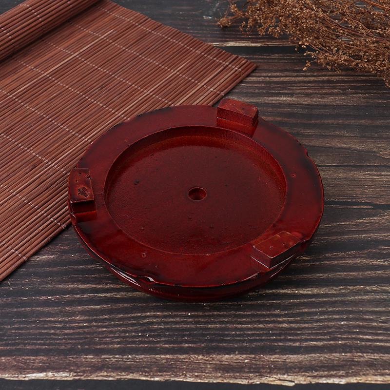 Настоящая твердая деревянная ваза с резьбой, основание для каменного Будды, цветочный горшок, деревянная ваза с резьбой