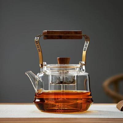 Стеклянный чайник в японском стиле Shangqi с ситечком