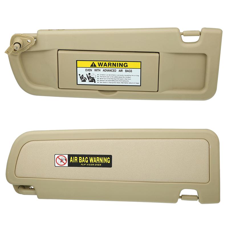 Part Number: 83280-SNA-01ZC For Honda Civic EX LX Se-dan SI C0upe 2006-2011 83280-SNA-A01ZC Car Sun Visor UV Blocker