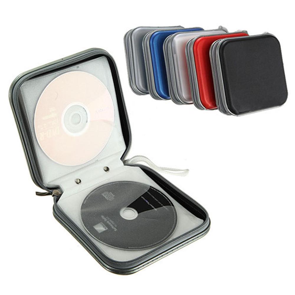 40pcs Capacity DVD Bag Album Box Holder Organizer Storage CD Case Disc Wallet