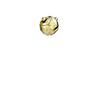 Harry Potter sterling silver Golden snitch spacer bead Gold