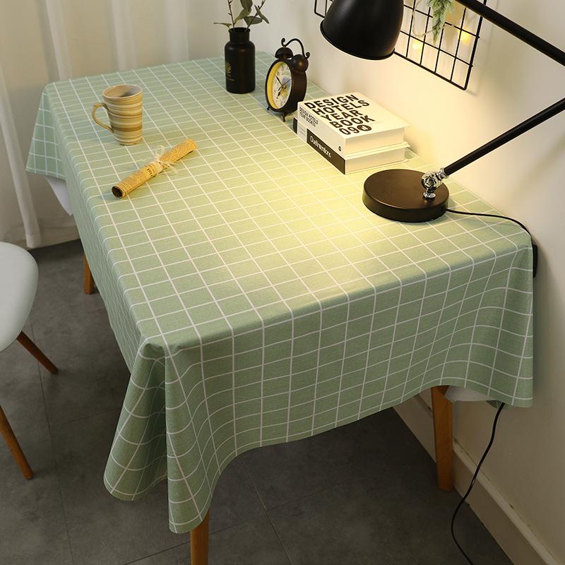 Скатерть Водонепроницаемая и Маслостойкая Не требующая стирки Настольная Прямоугольная Скатерть для Обеденного Стола Скатерть для Кофейного Столика ПВХ Накладка на Стол