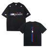 MINISO Летняя унисекс футболка BMW Motorsport 2026 - 100% хлопок, повседневная одежда