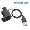 Черные умные часы Универсальный USB-кабель для зарядки 3-контактный зажим-зарядное устройство Адаптер питания Зарядное устройство Портативный ремешок USB-кабель для быстрой зарядки