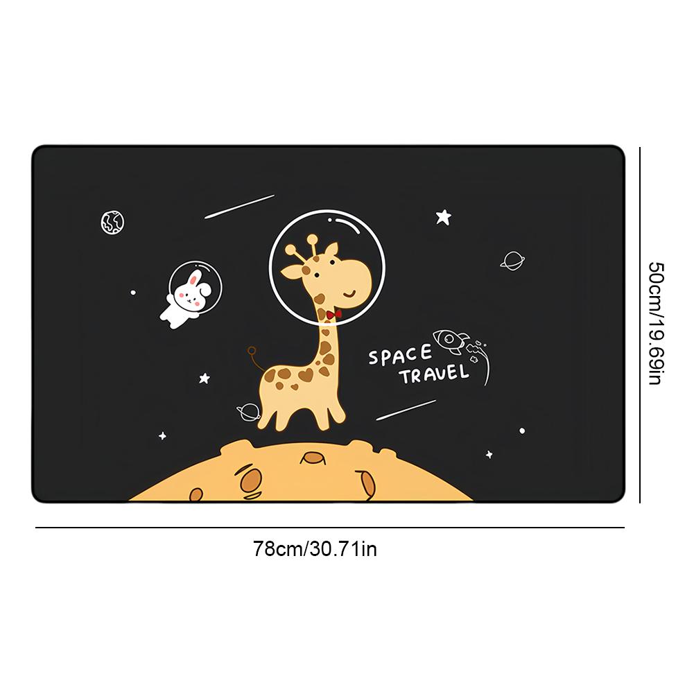 Мультяшная шторка от солнца на боковое окно, милый жираф, магнитная, автоматическая, солнцезащитная шторка, защита от УФ-лучей, магнитная шторка на окно автомобиля для ребенка