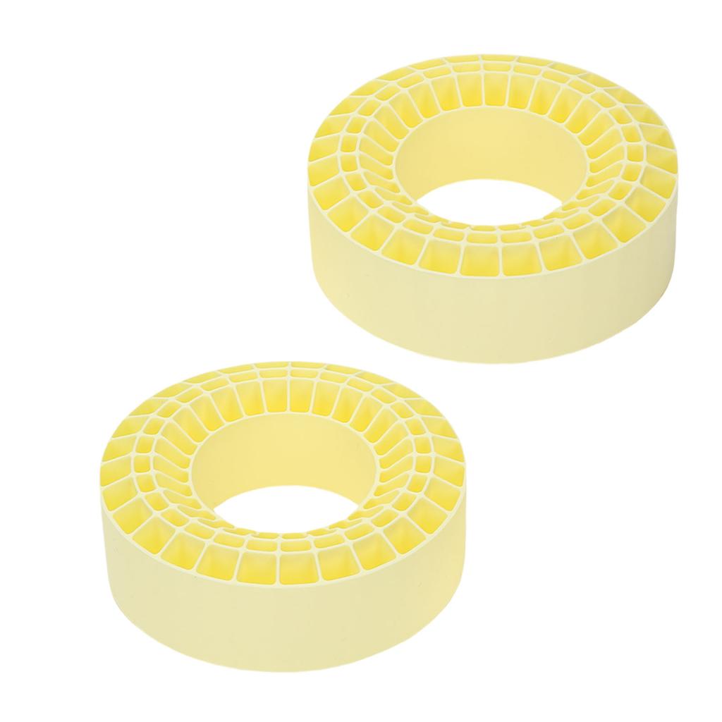 2 шт. 2,2 дюйма Силиконовые шины Вставка Двухслойные Полые Подкладки для шин для 1 10 Машин для краулинга Желтые
