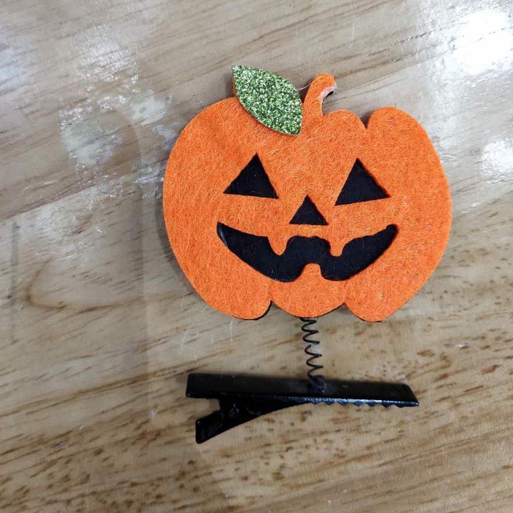 Заколка для волос на Хэллоуин, тыква, привидение, череп, пряжка, головной убор, праздничные предметы, реквизит для выпускного вечера, небольшие подарки