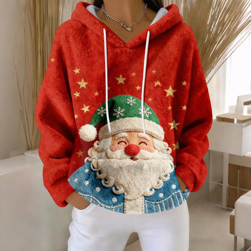 Толстовки для женщин оверсайз зимние плюшевые милые свитшоты пуловер модная осенне-зимняя одежда