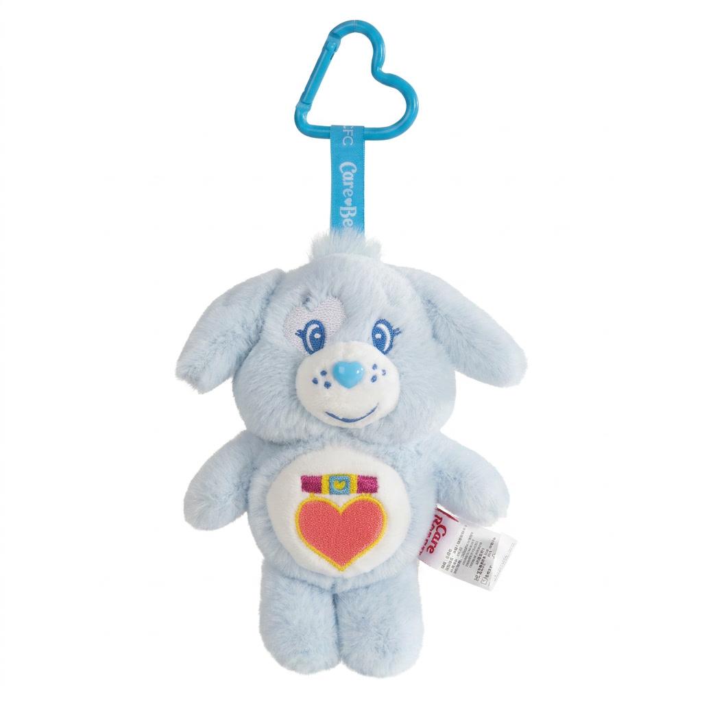 Care Bears Cousins Mini Plush Keychain 15cm Adorable Bear Figure Bag Charm Fluzzy Stuffed Doll Pendant Backpack Decor Gift Festi