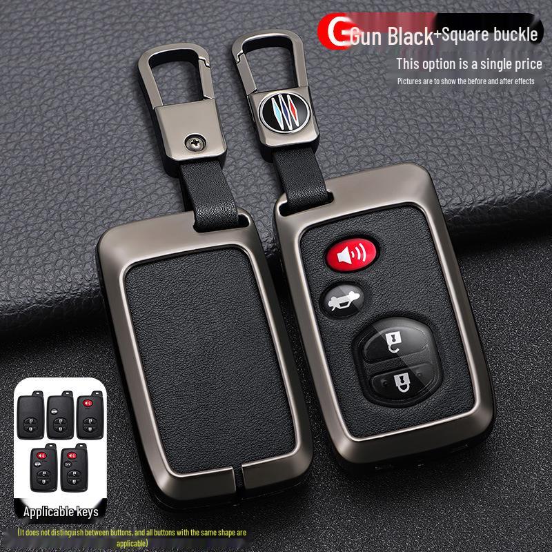 Подходит для Toyota Corolla, Levin, Camry, Highlander, RAV4, Crown, CH-R и Reiz Чехол для ключей