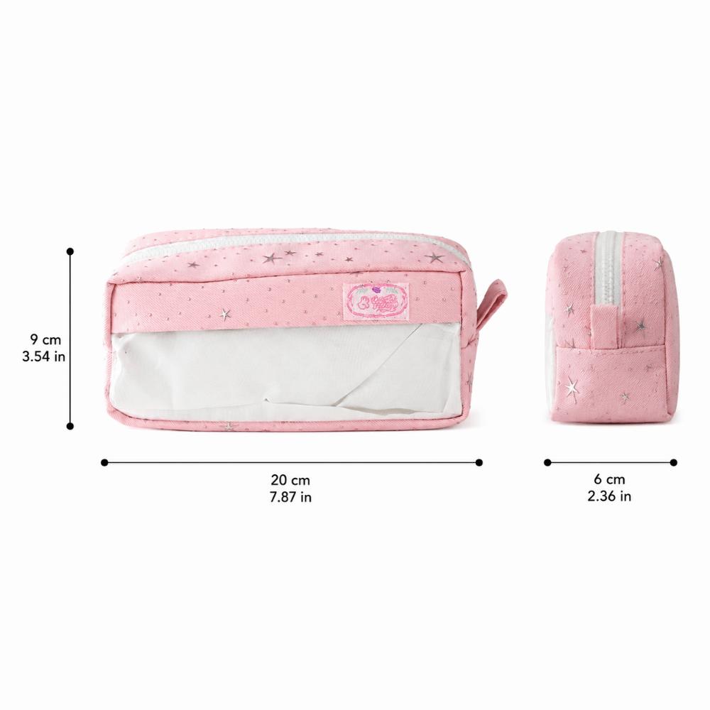 Large-capacity Pen Bag Star Print Pencil Pouch Portable Stationery Pouch  School Supplies