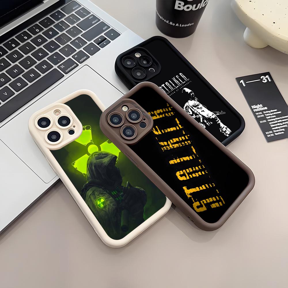 Чехол для телефона S-StalkerS для IPhone 17 Air 16 E 15 14 Plus 13 12 11 Pro Max Силиконовый Мягкий Чехол