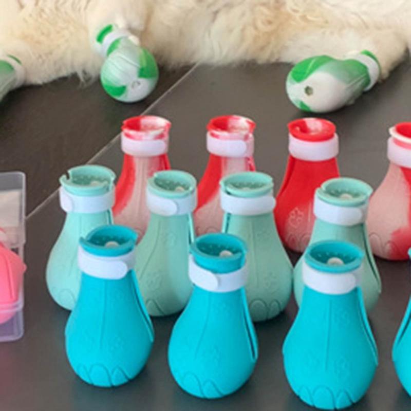 Набор для кошачьих лапок, принадлежности для ванны, моющие средства против царапин, порезы ногтей, ванна, против царапин, укусы, моющие средства, обувь, защитные сапоги для лап домашних животных