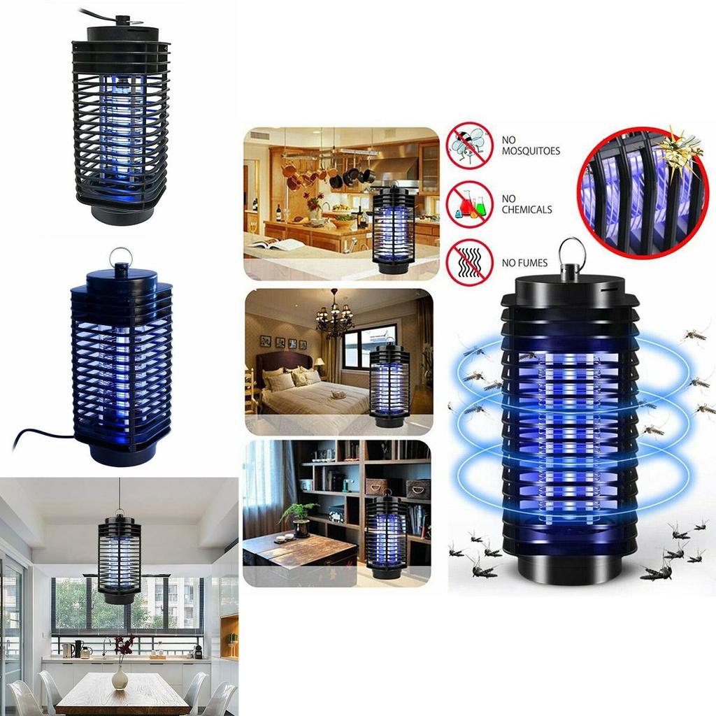 Электрическая ловушка для комаров и насекомых 110 В/220 В с лампой-ловушкой для использования в помещении и на открытом воздухе