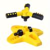 [6pcs 360° Rotating Lawn Sprinkler] 6pcs Lawn Sprinkler Set, 360° Rotating Water Sprinkler with Adjustable Arm, Plastic Material
