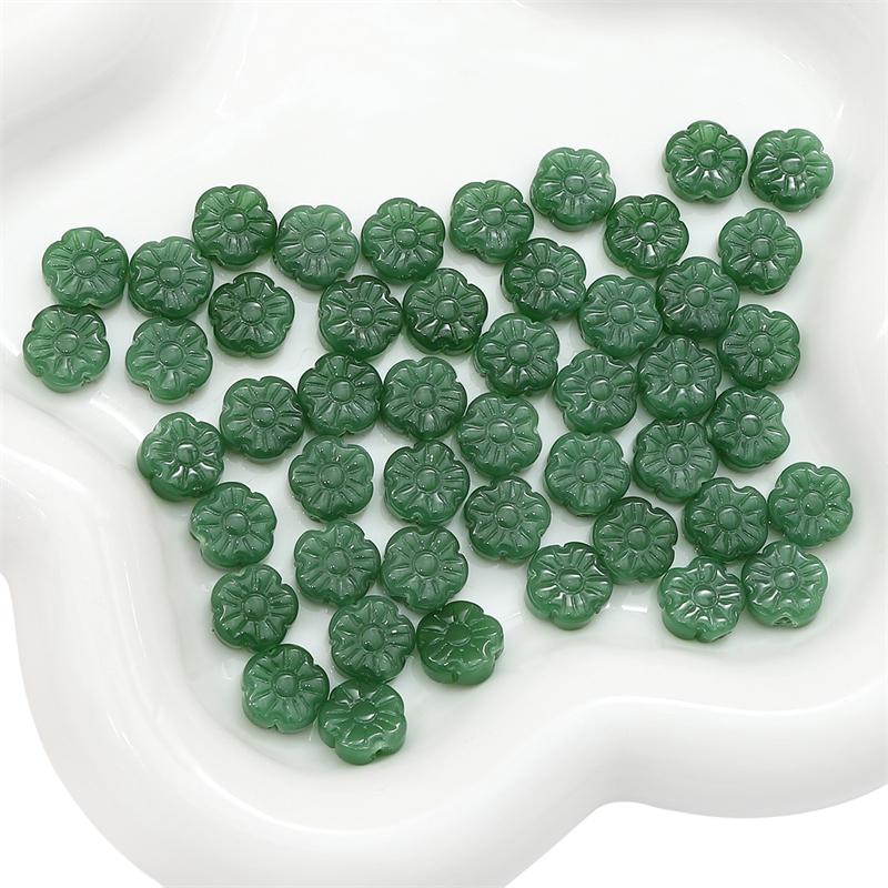 10 шт. хрустальные бусины в виде тыквы и сливы, свободные бусины-разделители для DIY браслета, ожерелья, изготовления ювелирных изделий