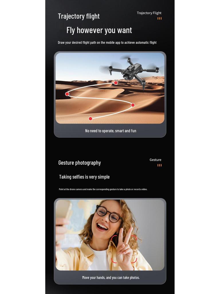 A13 Brushless Motor Drone: HD Aerial Photography, Folding Four-Axis, Optical Flow, Obstacle Avoidance, Remote Control Airplane