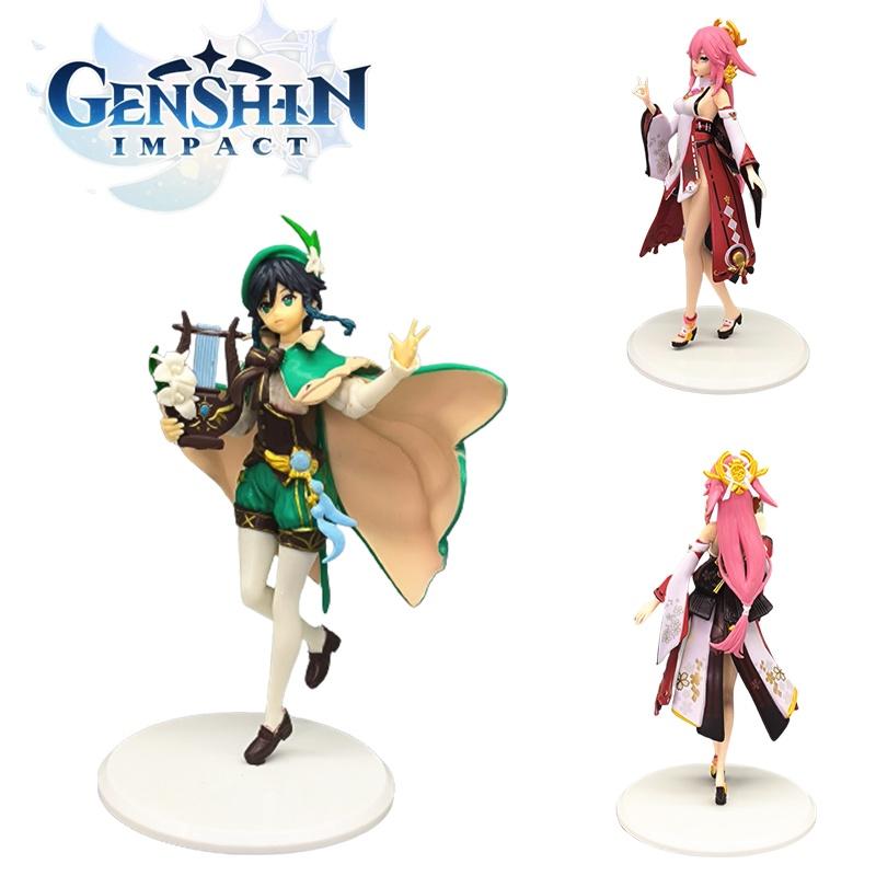 Оригинальные фигурки Genshin Impact Венди и Байли 19 см и 18 см 153 г и 190 г