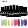 Неоновый Радужный Гель-лак для ногтей с блестками, УФ-гель для ногтей, цветной Радужный гель-лак для ногтей, УФ-верхнее базовое покрытие