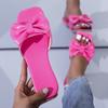 Летняя женская обувь, новые модные женские тапочки с открытым носком на плоской подошве, легкие повседневные туфли-слайды для женщин, модные туфли размера плюс 43