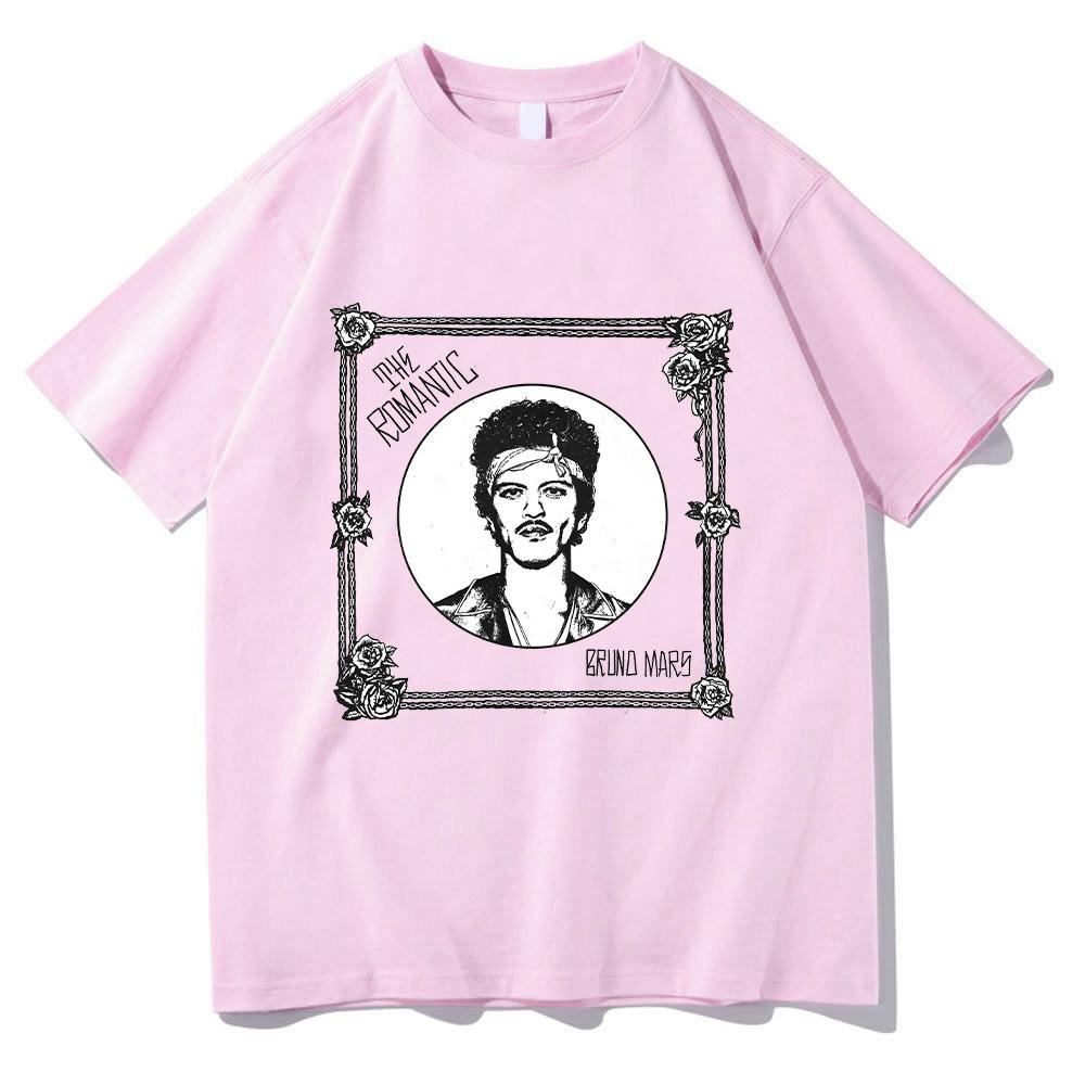 Bruno Mars "The Romantic" Tee Bruno Mars 2026New Album T-shirt Unisex Youth and Adult T-shirt Cotton High Quality Y2K T Shirts couple matching outfits