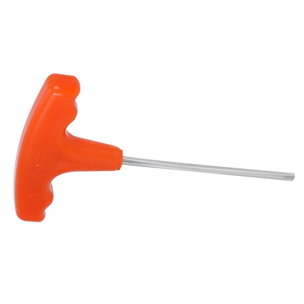 3PCS Orange Color T-Handle Screwdriver 45 Steel Chainsaw Adjustment Tool for Stihl, Makita