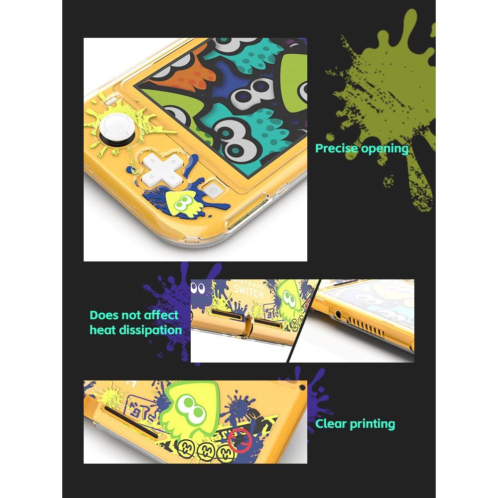Совместим с защитным чехлом Data Frog для Nintendo Switch, накладкой для Joy-Con Switch Light с рисунком животных, чехлом для жесткого диска