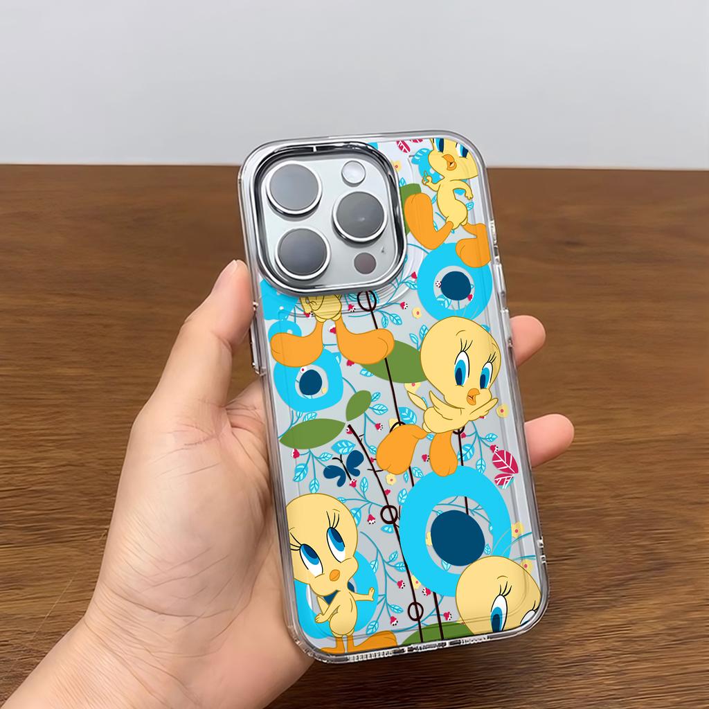 Phone Case For Cartoon T-Tweety Birds Piolins iPhone 17 16e 16 15 14 13 12 11 mini Pro Max X XR XSMAX 8 7 Air Plus Soft Cover
