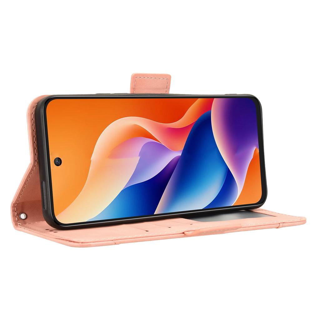 Для TCL 605 4G/60 SE Кожаный чехол Чехол-кошелек для телефона с несколькими слотами для карт