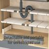 Retractable Multi-Layer Under-Sink Kitchen Storage Rack