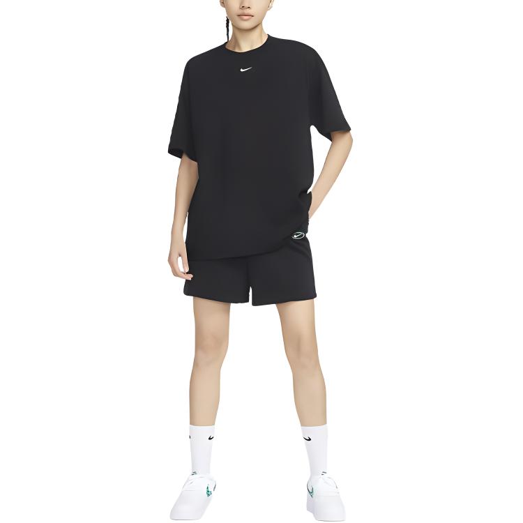 Nike Спортивная футболка оверсайз с коротким рукавом для женщин Черный DX7911-010