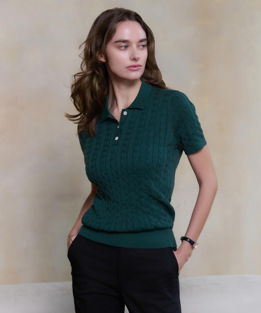 THEKNITCOMPANY (W) Orea Вязаный поло-свитер 4 цвета