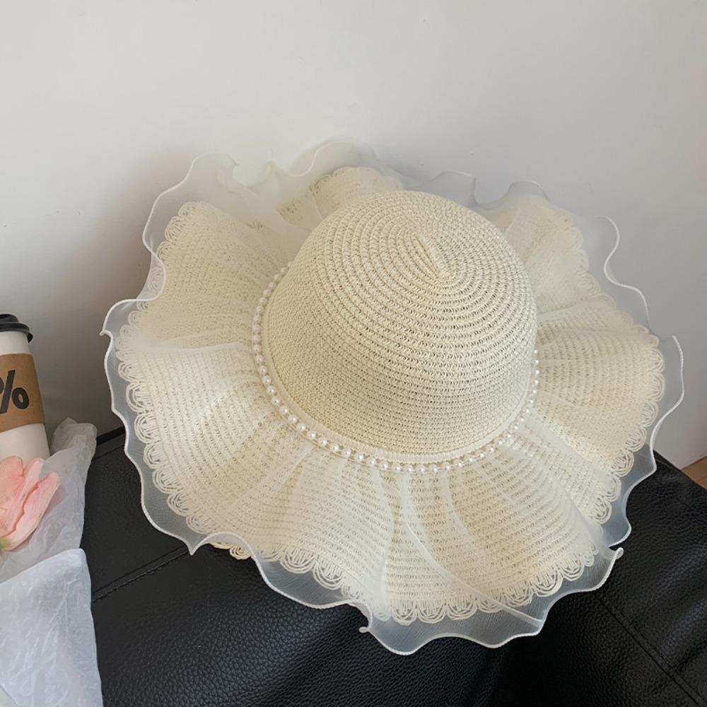 Sun Protection Sun Hat Wide Brim Beach Hat Fashion Straw Hat for Women